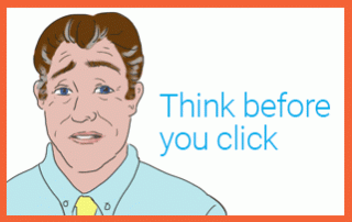Think before you click